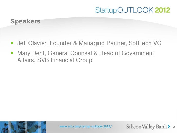 Startup Outlook 2012